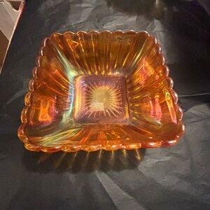 Vintage Carnival Glass Bowl